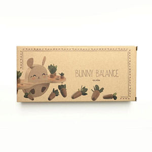 Балансир деревянный Mrs. Ertha "Bunny Balance", бежевый